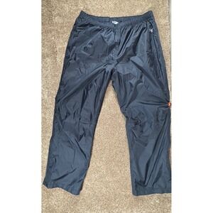 Guide Series Mens Large Black Lightweight Water Resistant‎ Outdoor Pants Nylon